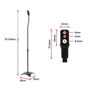 2pcs Speaker Stands Stand Rear Surround Sound Satellite Speakers Adjustable V63-833411
