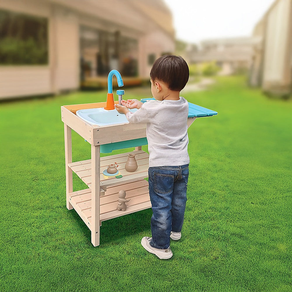 Childrens Outdoor Play Mud Kitchen Sand Pit V63-833471