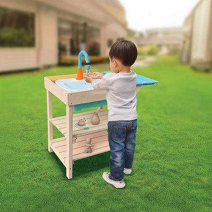 Childrens Outdoor Play Mud Kitchen Sand Pit V63-833471