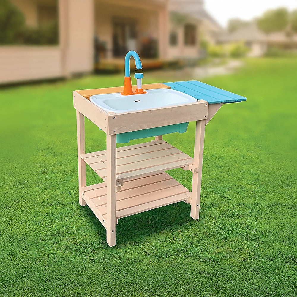 Childrens Outdoor Play Mud Kitchen Sand Pit V63-833471