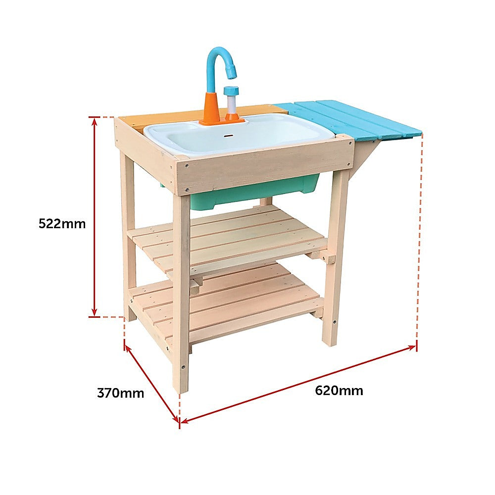 Childrens Outdoor Play Mud Kitchen Sand Pit V63-833471