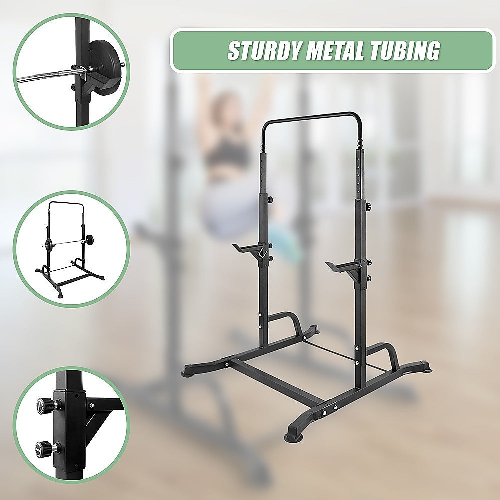 Bench Press Gym Rack and Chin Up Bar V63-833551