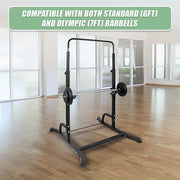 Bench Press Gym Rack and Chin Up Bar V63-833551