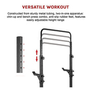 Bench Press Gym Rack and Chin Up Bar V63-833551