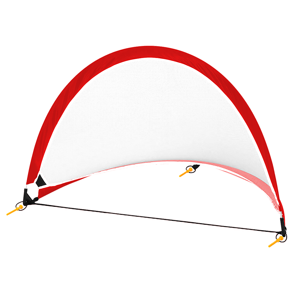 Portable Kids Soccer Goal Set with Cones V63-833571