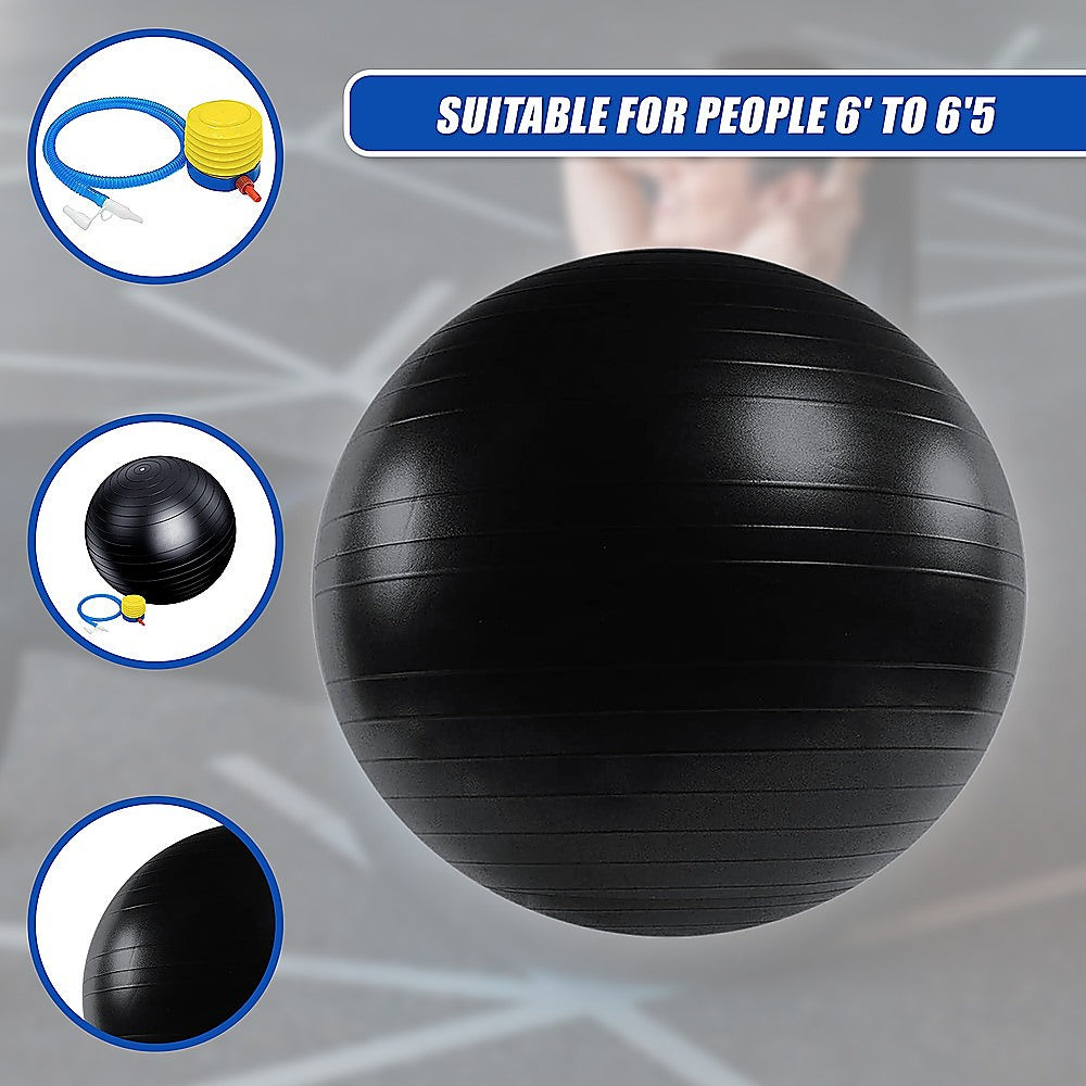 75cm Static Strength Exercise Stability Ball with Pump V63-833581