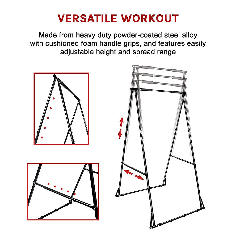 Pull-up Bar Free Standing Pull up Stand Sturdy Frame Indoor Pull Ups Machine V63-833591