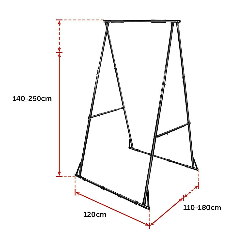 Pull-up Bar Free Standing Pull up Stand Sturdy Frame Indoor Pull Ups Machine V63-833591
