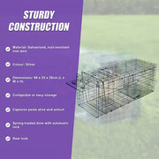 Trap Humane Possum Cage Live Animal Safe Catch Rabbit Cat Hare Fox Bird V63-833601