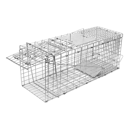 Trap Humane Possum Cage Live Animal Safe Catch Rabbit Cat Hare Fox Bird V63-833601