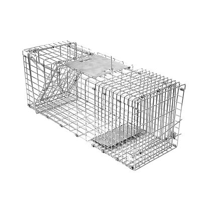 Trap Humane Possum Cage Live Animal Safe Catch Rabbit Cat Hare Fox Bird V63-833601