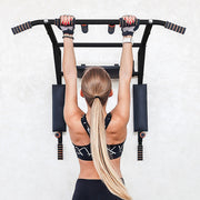Heavy Duty Wall Mounted Power Station Pull Up Dip Knee Raise Bar V63-833631