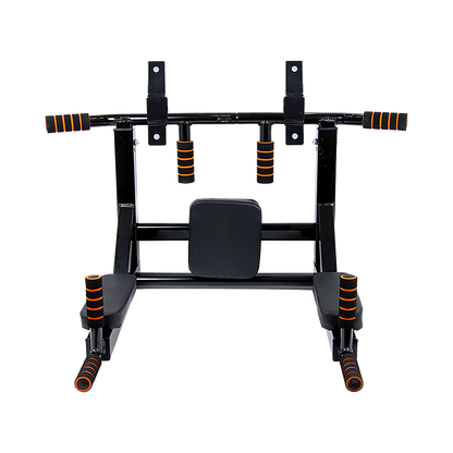 Heavy Duty Wall Mounted Power Station Pull Up Dip Knee Raise Bar V63-833631