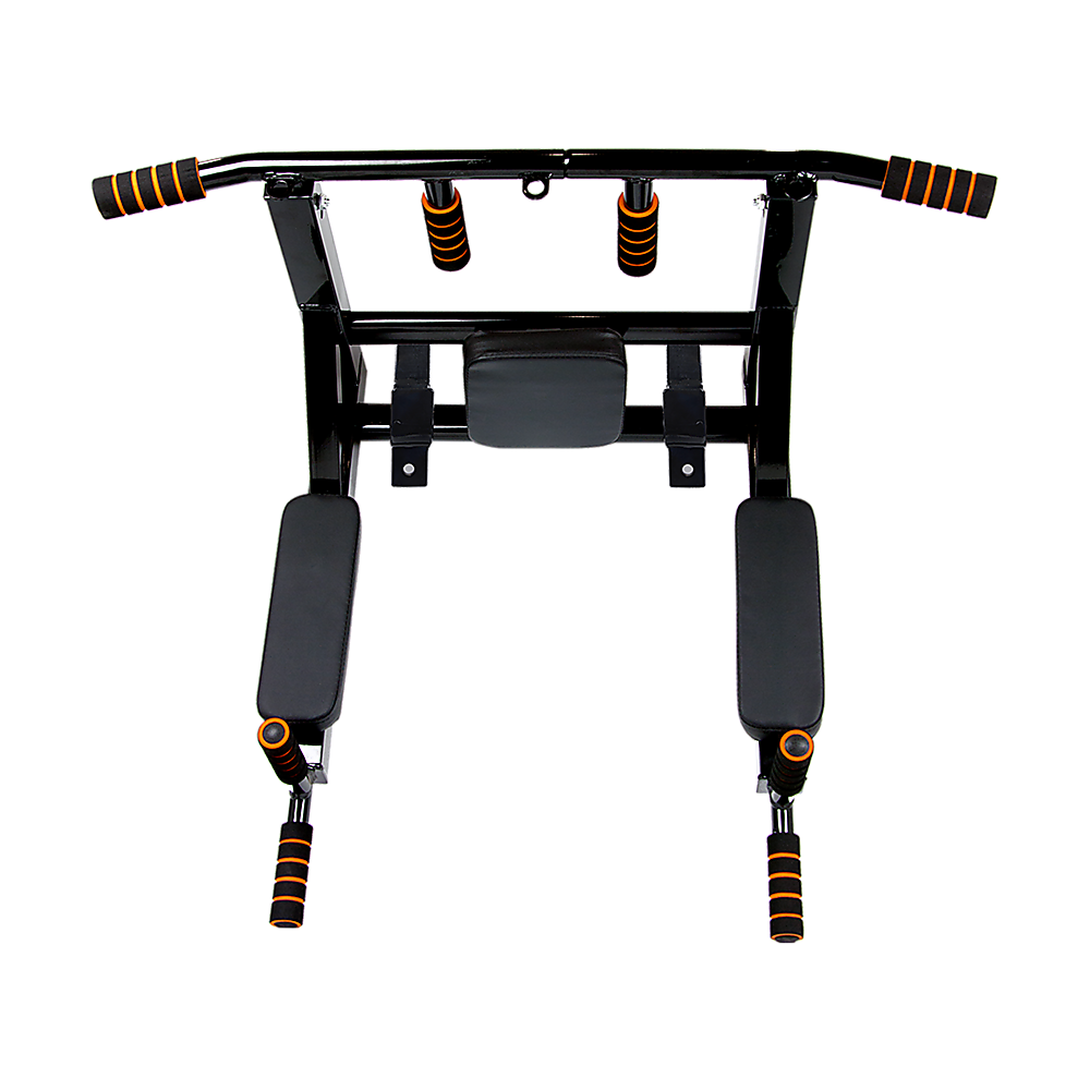 Heavy Duty Wall Mounted Power Station Pull Up Dip Knee Raise Bar V63-833631