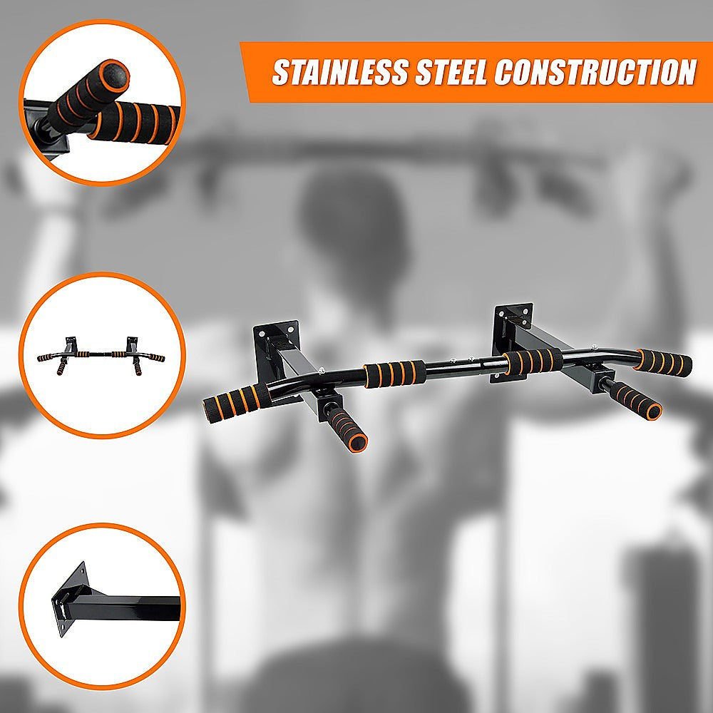 Heavy Duty Pull Up Bar Home Gym Chin Up Bar Wall Ceiling Mount V63-833641