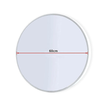 60cm Round Wall Mirror Bathroom Makeup Mirror by Della Francesca V63-833671