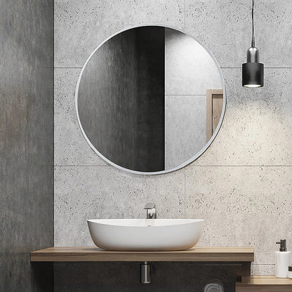 80cm Round Wall Mirror Bathroom Makeup Mirror by Della Francesca V63-833691