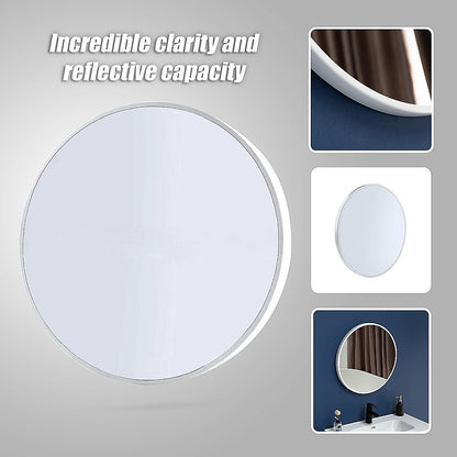 80cm Round Wall Mirror Bathroom Makeup Mirror by Della Francesca V63-833691