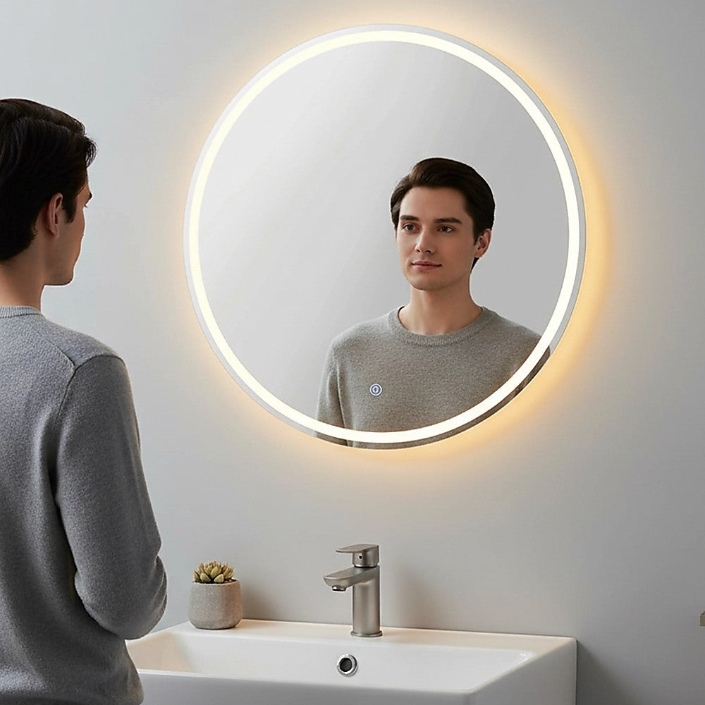 50cm LED Wall Mirror Bathroom Mirrors Light Decor Round V63-833731