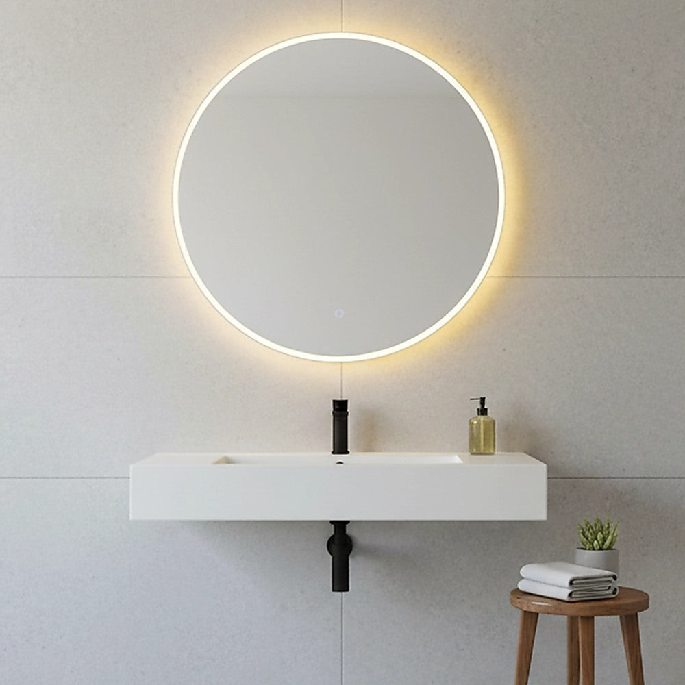 50cm LED Wall Mirror Bathroom Mirrors Light Decor Round V63-833731
