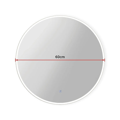 60cm LED Wall Mirror Bathroom Mirrors Light Decor Round V63-833741