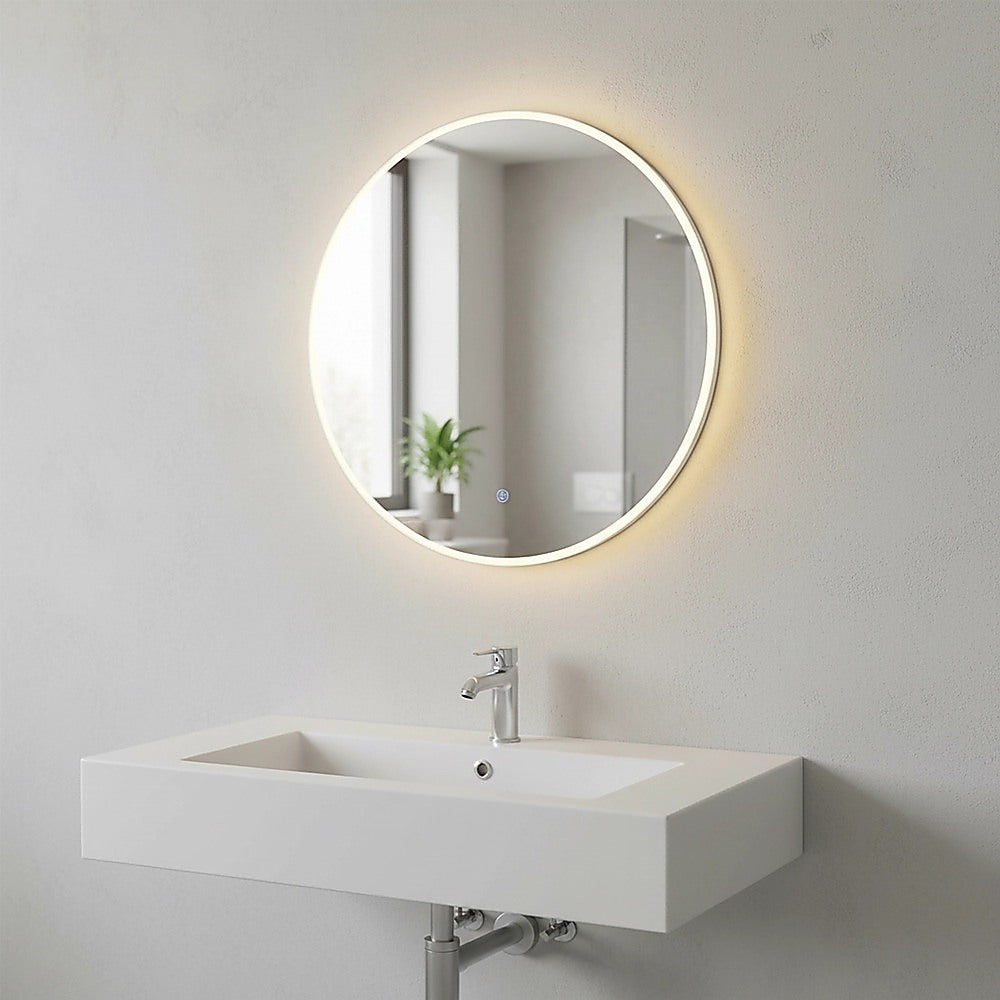 60cm LED Wall Mirror Bathroom Mirrors Light Decor Round V63-833741