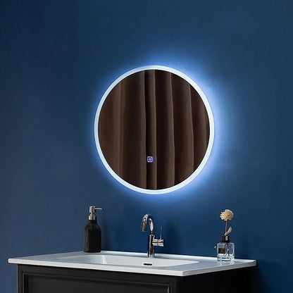 70cm LED Wall Mirror Bathroom Mirrors Light Decor Round V63-833751