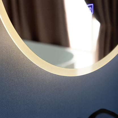 80cm LED Wall Mirror Bathroom Mirrors Light Decor Round V63-833761