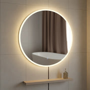 90cm LED Wall Mirror Bathroom Mirrors Light Decor Round V63-833771