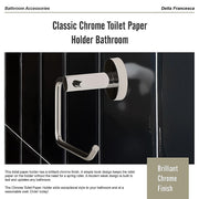 Classic Chrome Toilet Paper Holder Bathroom V63-833851