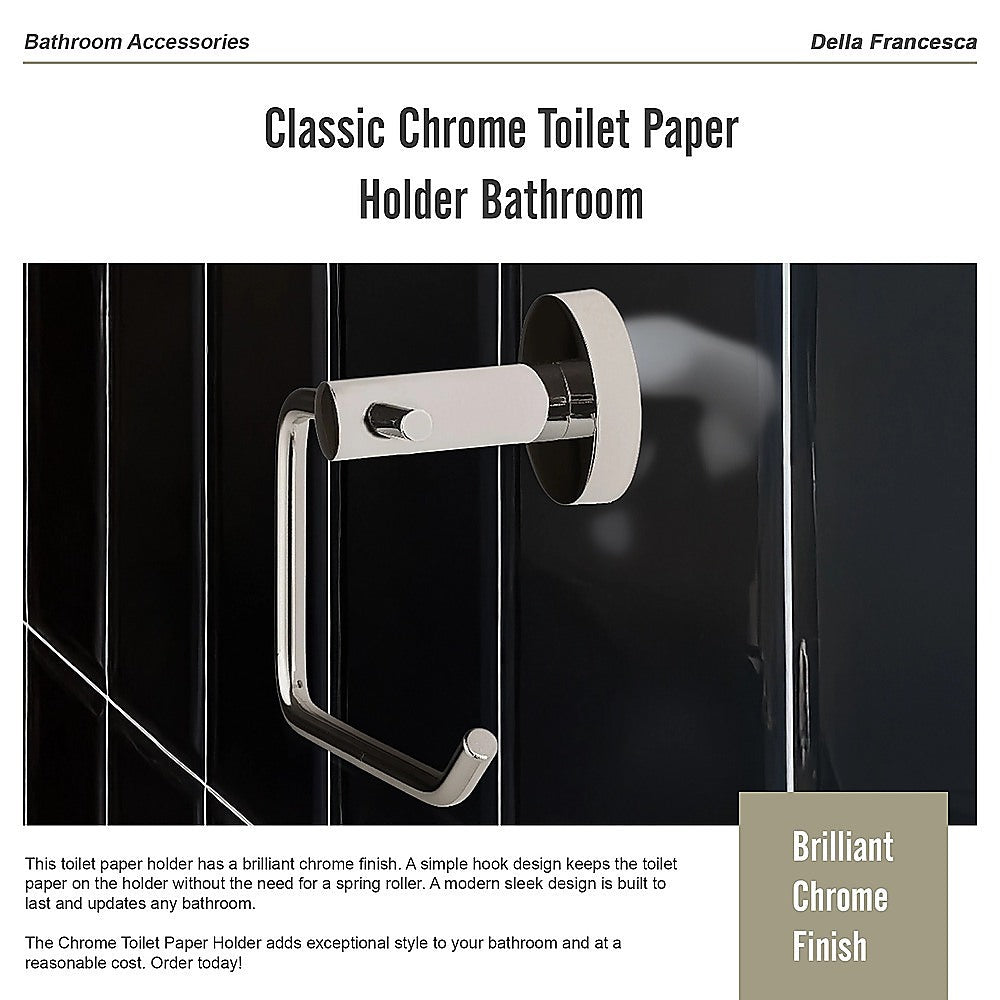 Classic Chrome Toilet Paper Holder Bathroom V63-833851