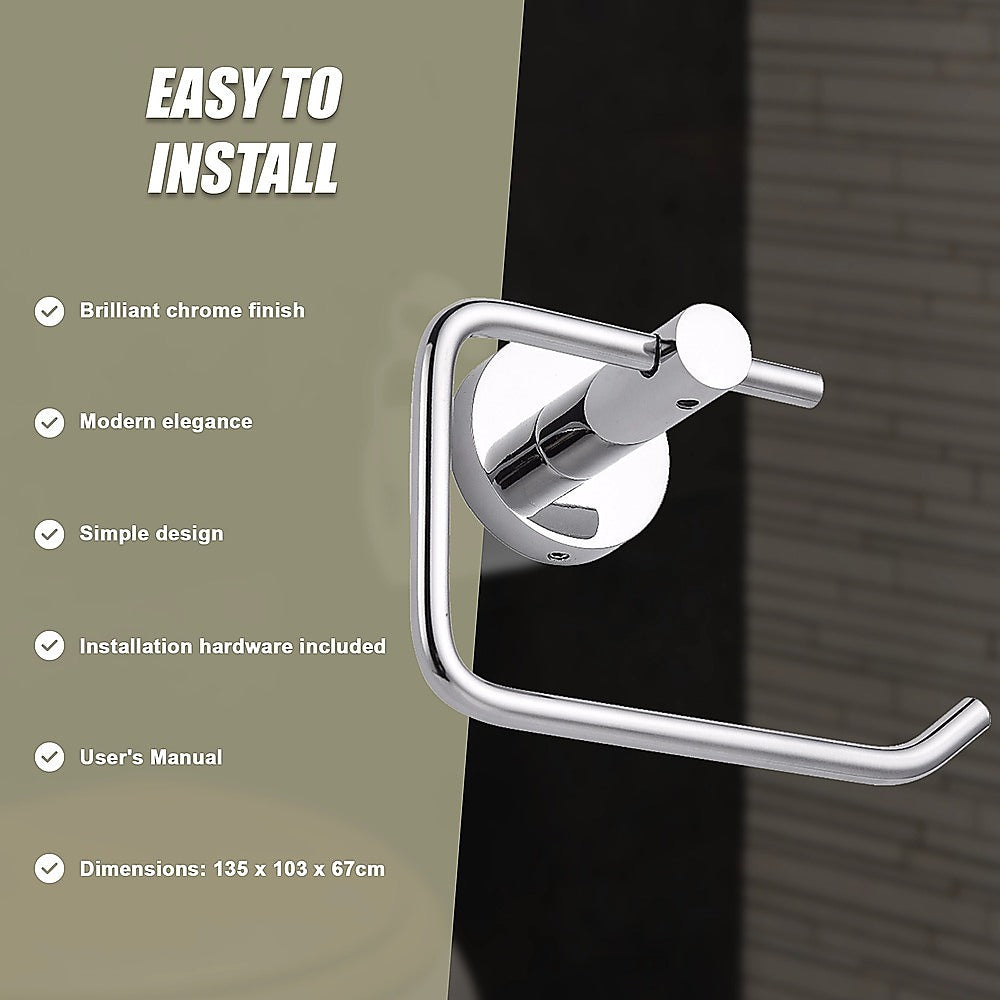 Classic Chrome Toilet Paper Holder Bathroom V63-833851
