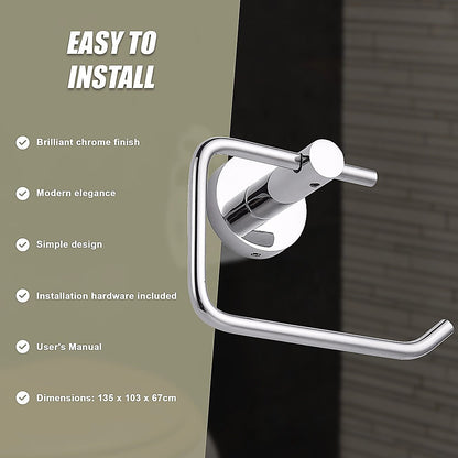 Classic Chrome Toilet Paper Holder Bathroom V63-833851