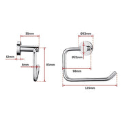 Classic Chrome Toilet Paper Holder Bathroom V63-833851