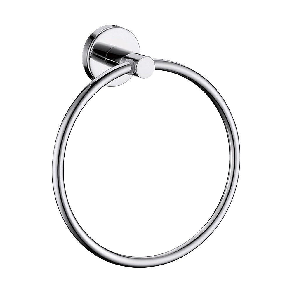 Classic Chrome Towel Bar Rail Ring Bathroom V63-833871