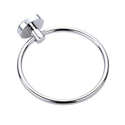 Classic Chrome Towel Bar Rail Ring Bathroom V63-833871