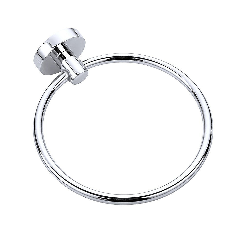 Classic Chrome Towel Bar Rail Ring Bathroom V63-833871