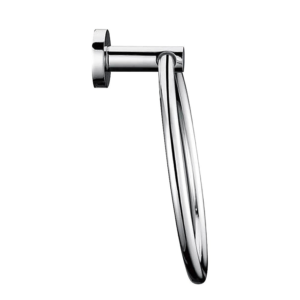 Classic Chrome Towel Bar Rail Ring Bathroom V63-833871