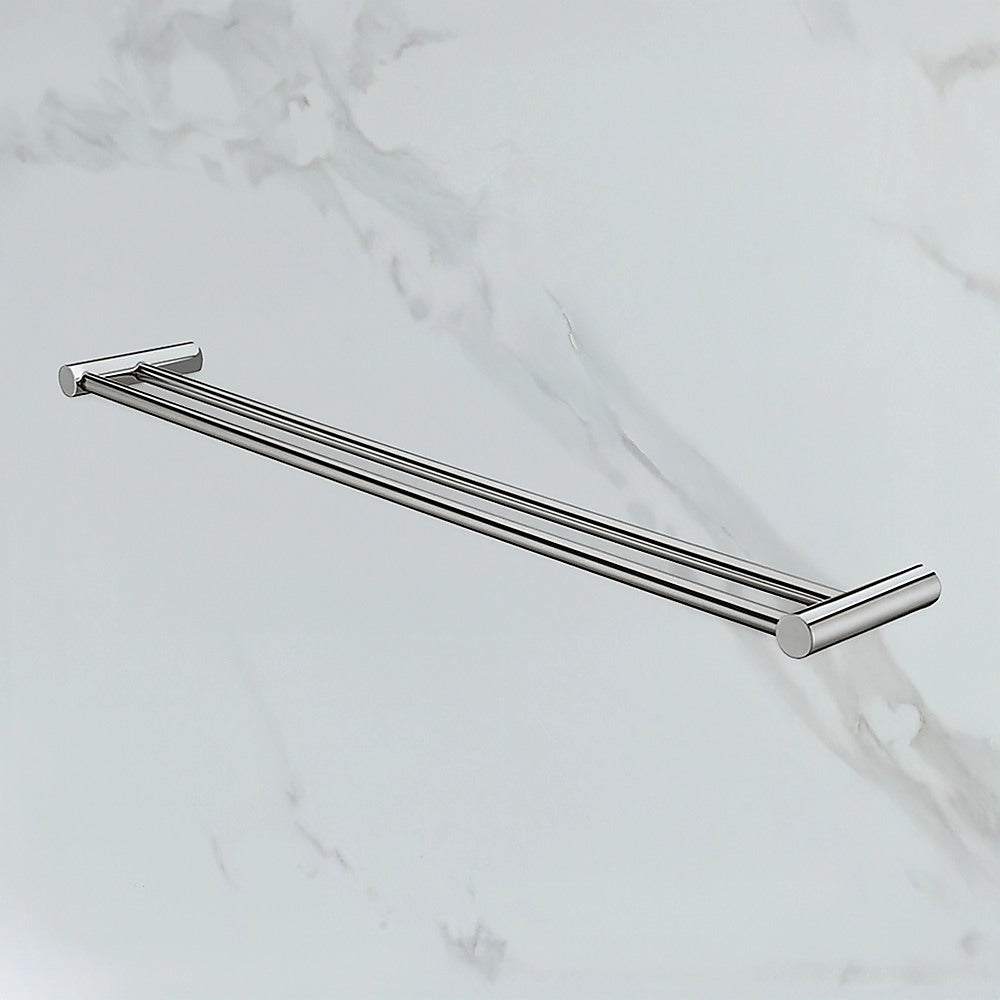 Double Towel Rail Grade 304 Stainless Steel 620mm V63-833921