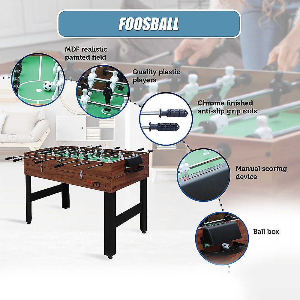 4FT 3-in-1 Games Foosball Soccer Hockey Pool Table V63-834011