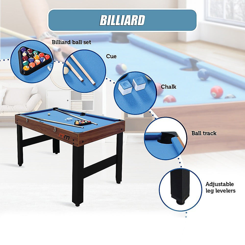 4FT 3-in-1 Games Foosball Soccer Hockey Pool Table V63-834011