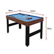4FT 3-in-1 Games Foosball Soccer Hockey Pool Table V63-834011