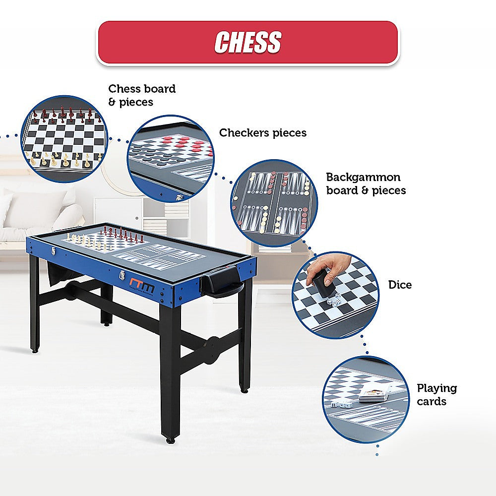 4FT 12-in-1 Combo Games Tables Foosball Soccer Basketball Hockey Pool Table Tennis V63-834021