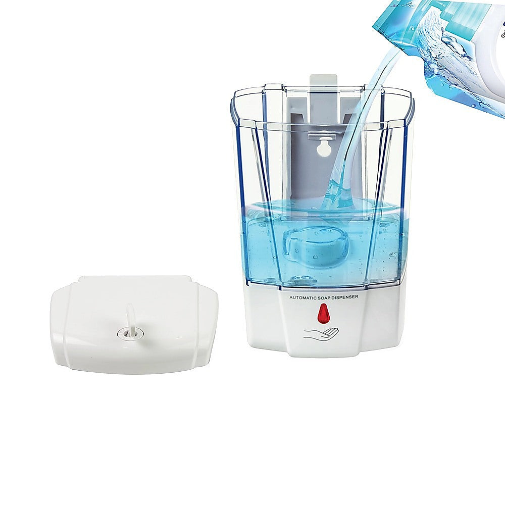 Automatic Liquid Soap/Alcohol Sanitizer Dispenser 700ML Hands-Free Sensor Wall V63-834051