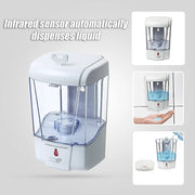 Automatic Liquid Soap/Alcohol Sanitizer Dispenser 700ML Hands-Free Sensor Wall V63-834051