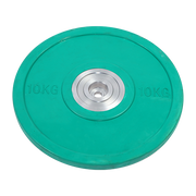 Set of 2 x 10KG PRO Olympic Rubber Bumper Weight Plate