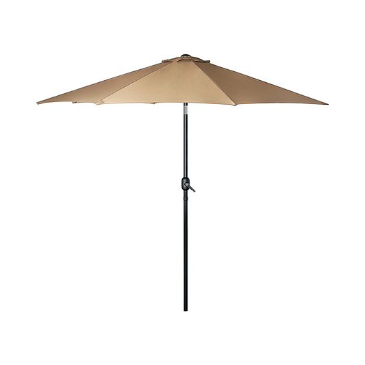 9FT Patio Umbrella Outdoor Garden Table Umbrella with 8 Sturdy Ribs V63-834241