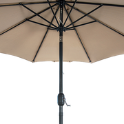 9FT Patio Umbrella Outdoor Garden Table Umbrella with 8 Sturdy Ribs V63-834241