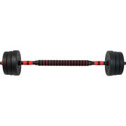20kg Adjustable Rubber Dumbbell Set Barbell Home GYM Exercise Weights V63-834261