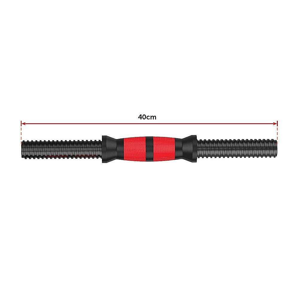 20kg Adjustable Rubber Dumbbell Set Barbell Home GYM Exercise Weights V63-834261